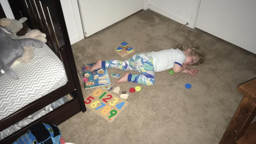 Toddler Tries a Bed 2
