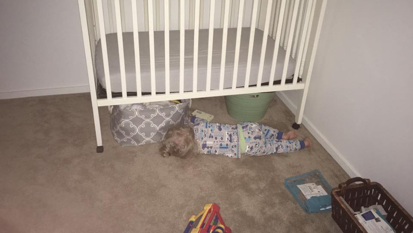 Toddler Tries a Bed 6C