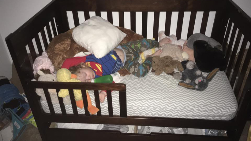 Toddler Tries a Bed 7A