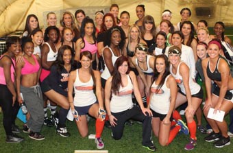 Interview with (almost) lingerie football photo