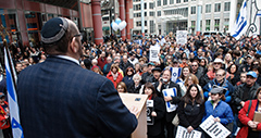 Around 2,000 attend city-wide Rally for Israel photo_md